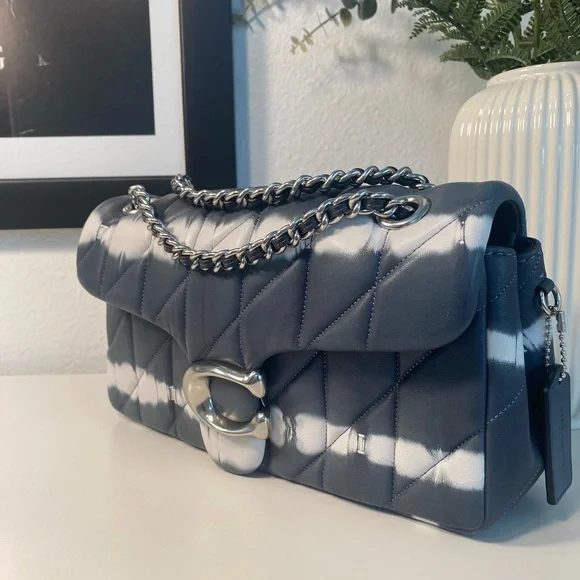 New Coach Tabby 26 Quilted Nappa Leather Tie Dye - Picture 4 of 16